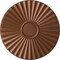Ekena Millwork Shakuras Ceiling Medallion (For Canopies up to 5"), Hnd-Painted Polished Copper, 19 3/4"OD x 1 3/8"P CM20SHPOS - alternate 1
